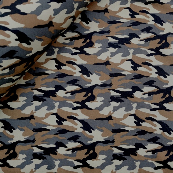 100% Cotton Camouflage - FOREST